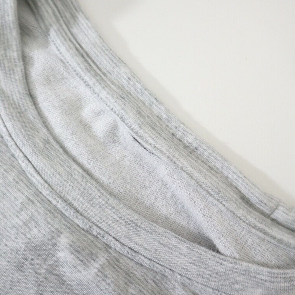 Athleta Size PM Studio to Street Sweatshirt Micro Stripe Heathered Gray - Picture 4 of 11